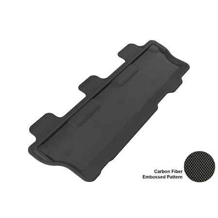 3D Maxpider TOYOTA SEQUOIA 2008-2013 KAGU BLACK R3 BENCH SEATING Floor Mat L1TY14631509